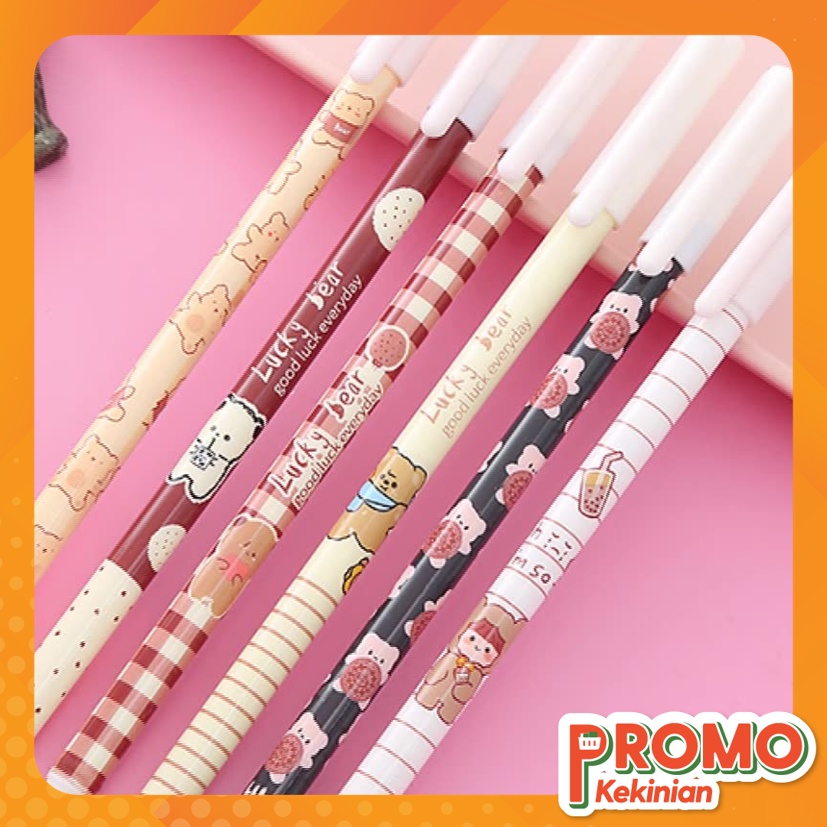 

PROMO KEKINIAN - S5711 Pulpen Gel Motif Cute Bear / Pena Beruang Lucu Import / Pulpen Korea Pelajar / Alat Tulis Kerja Motif Beruang Lucu