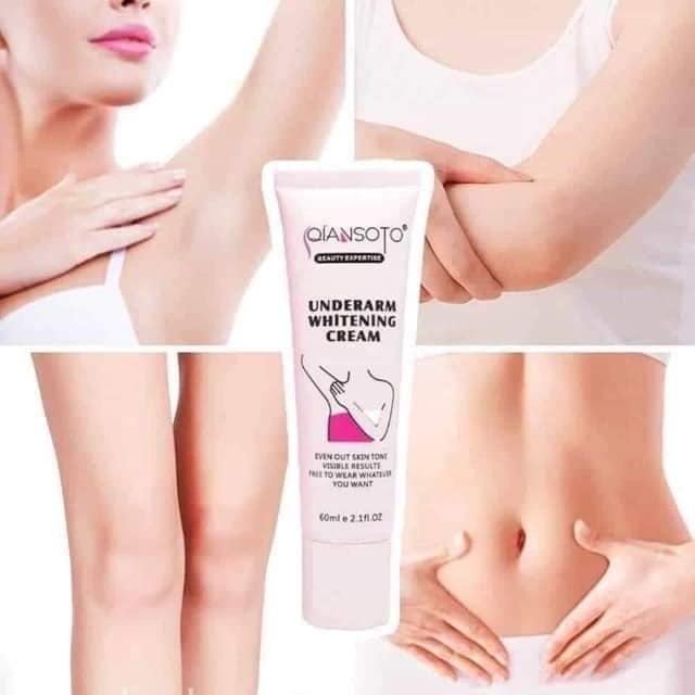 Krim Pemutih Ketiak &amp;  Pemutih Selangkangan Bokong Hitam Dan Lipatan Kulit Tubuh Dengan Underarm Cream 60ml