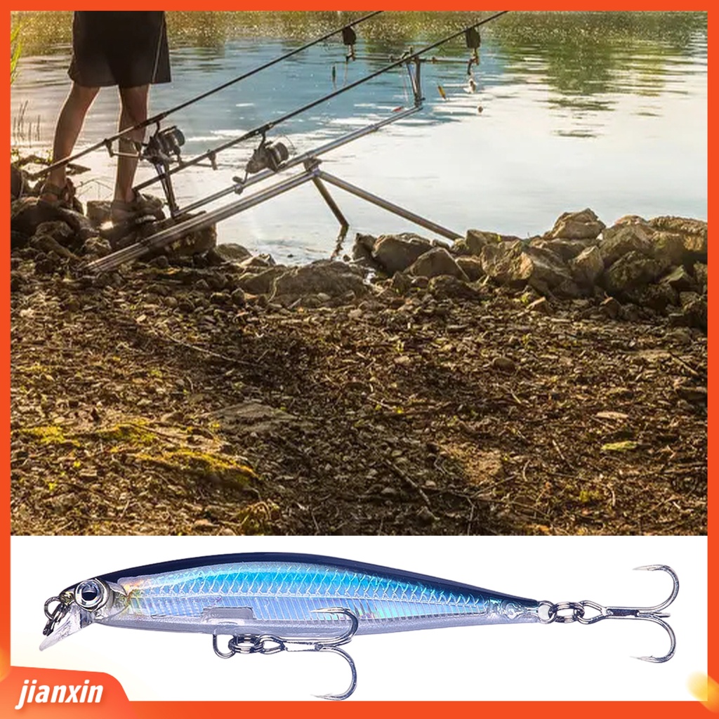 (In Stock) 8cm /5.5g Umpan Umpan Umpan Palsu 3D Simulasi Fisheye Tajam Kait Desain Simulasi Angling Ikan Kecil Umpan Untuk Memancing Di Luar Ruangan