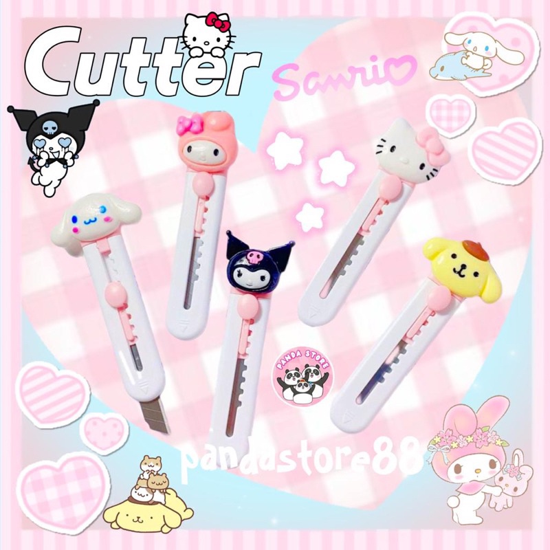 

Cutter Sanrio Cute Melody kuromi pompompurin cinnamon roll
