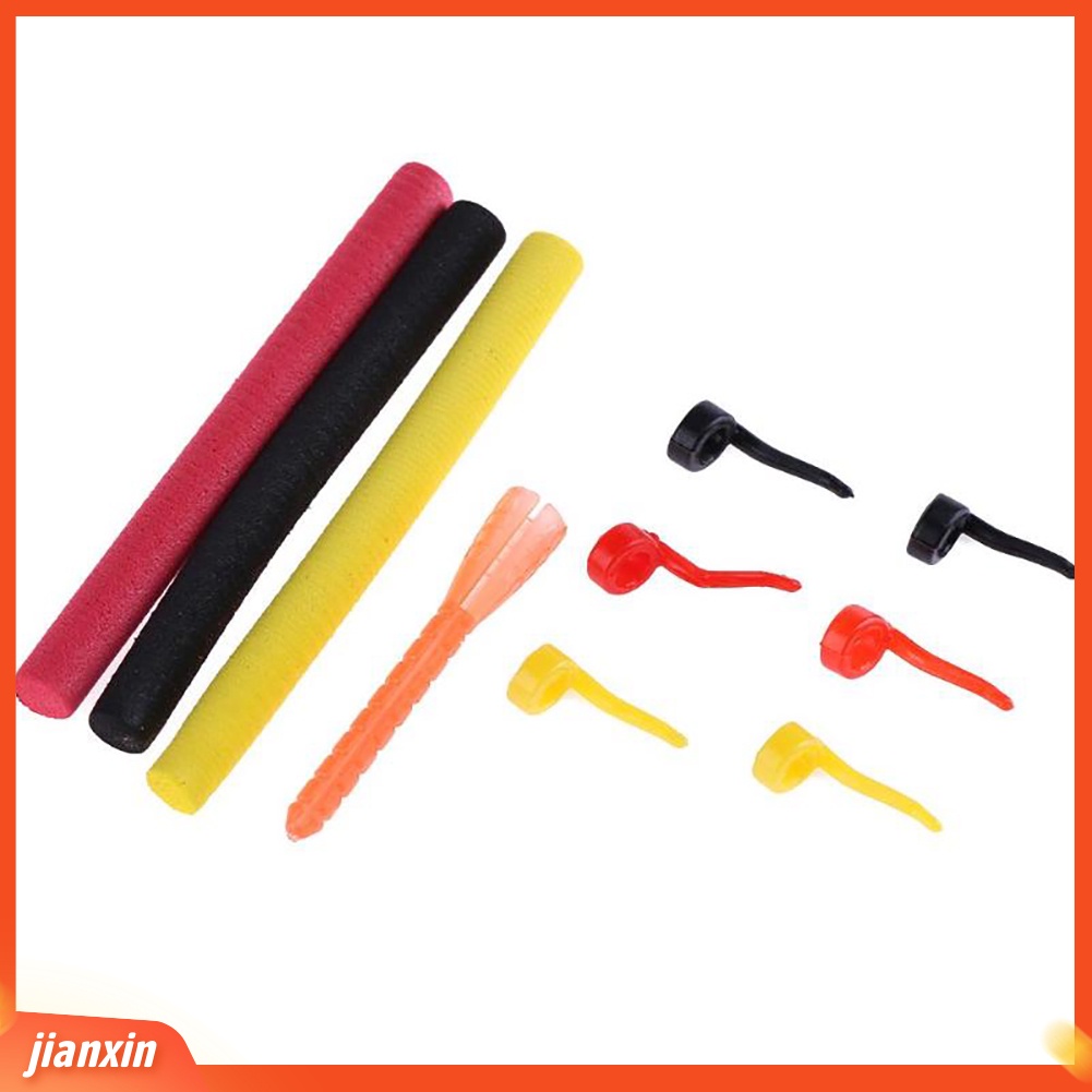 (In Stock) 10Pcs Umpan Pancing Ikan Gurame DIY Bahan Sleeve +Foam Pop Up Umpan Untuk Zig Aligna Kit