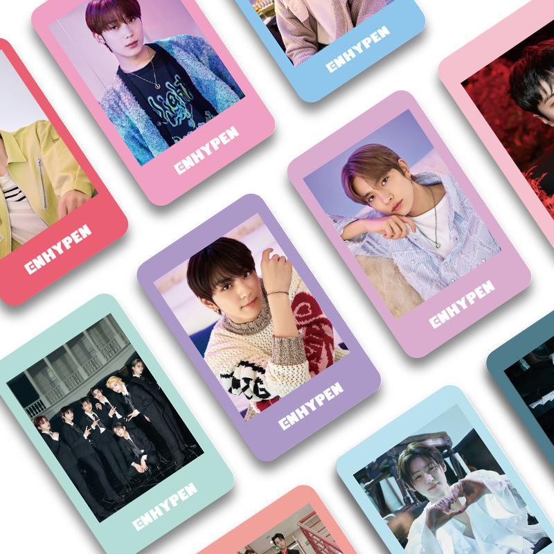 30pcs /box TXT ATEEZ EN-HYPEN Photocards Album Kartu Lomo Tomorrow X Together ENHYPEN Kpop Postcards