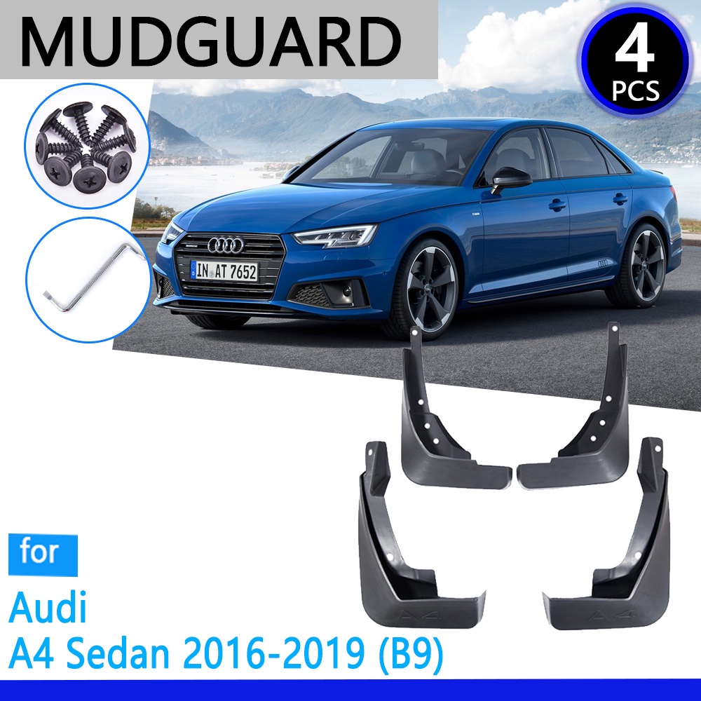 Mudguards Cocok Untuk Audi A4 B9 2016 2017 2018 2019 Aksesoris Mudflap Fender Onderdil Pengganti Otomatis