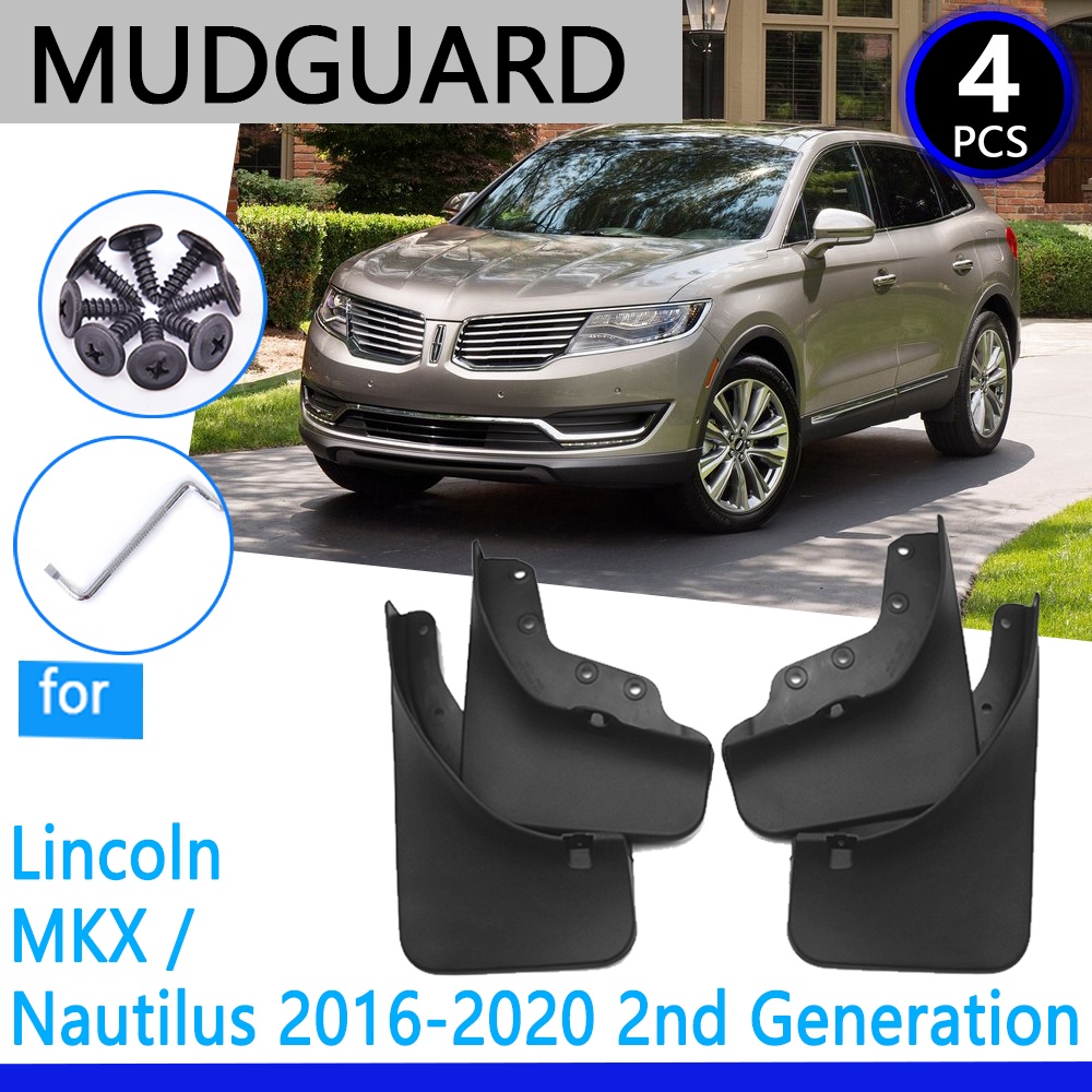 Mudguards Untuk Lincoln MKX Nautilus 2016~2020 2017 2018 2019 Aksesoris Mobil Mudflap Fender Onderdil Pengganti Otomatis