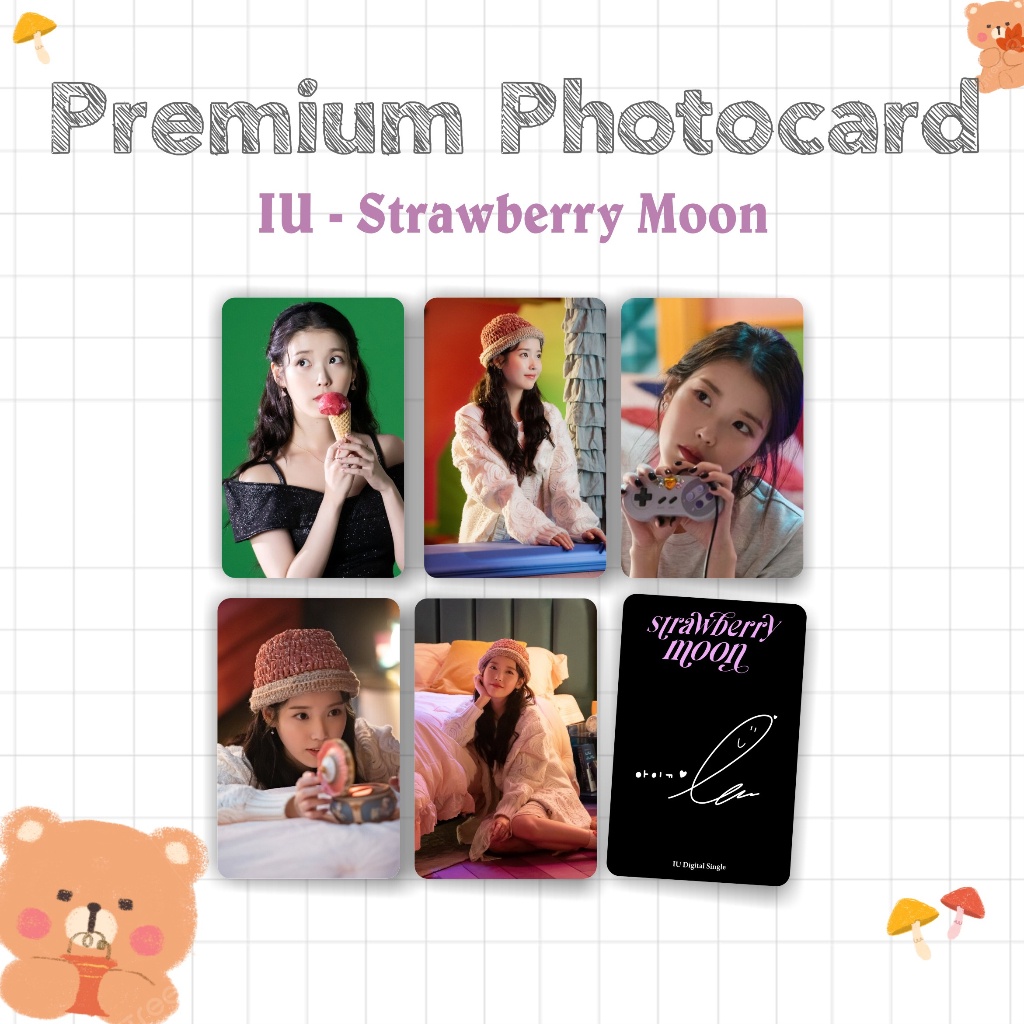 Photocard Premium IU, IU Celebrity Blueming