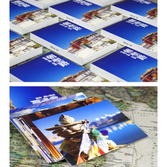 Koleksi 30 Lembar Kartu Pos / Postcard Bertema Keindahan Kota Lhasa, Tibet