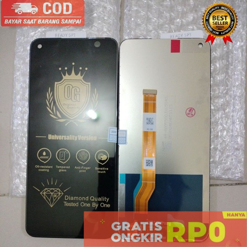 lcd realme 9i/narzo50/oppo a96