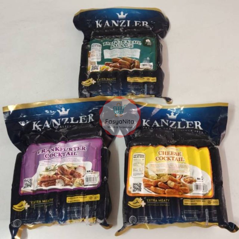 

Kanzler Sosis Beef / Cheese / Frankfurter Cocktail 500 gr