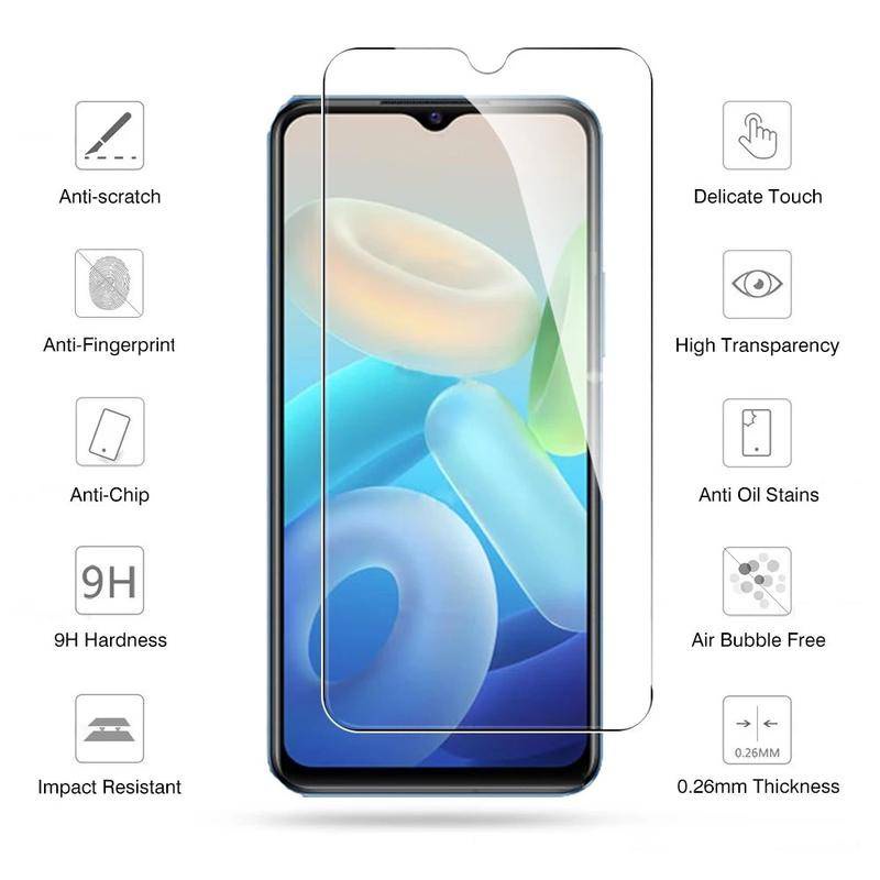 Hd Anti Gores Pelindung Kaca Film Untuk Vivo S1 Prime T1 S10 Pro Pelindung Layar Untuk Vivo T2x T2 T1x U20 U10 U3X U3 U1 S16e S15 S12 S9 S6 S5 S7e S9e S10e S15e S7 S7t