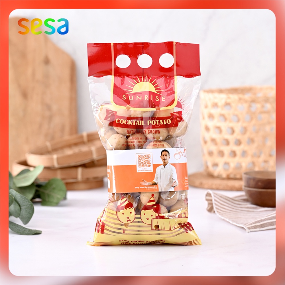 

SUNRISE Cocktail Potato 500gr - Kentang Dieng Bebas Pestisida