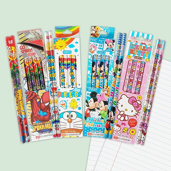 

Pensil Motif Karakter 1 Pak