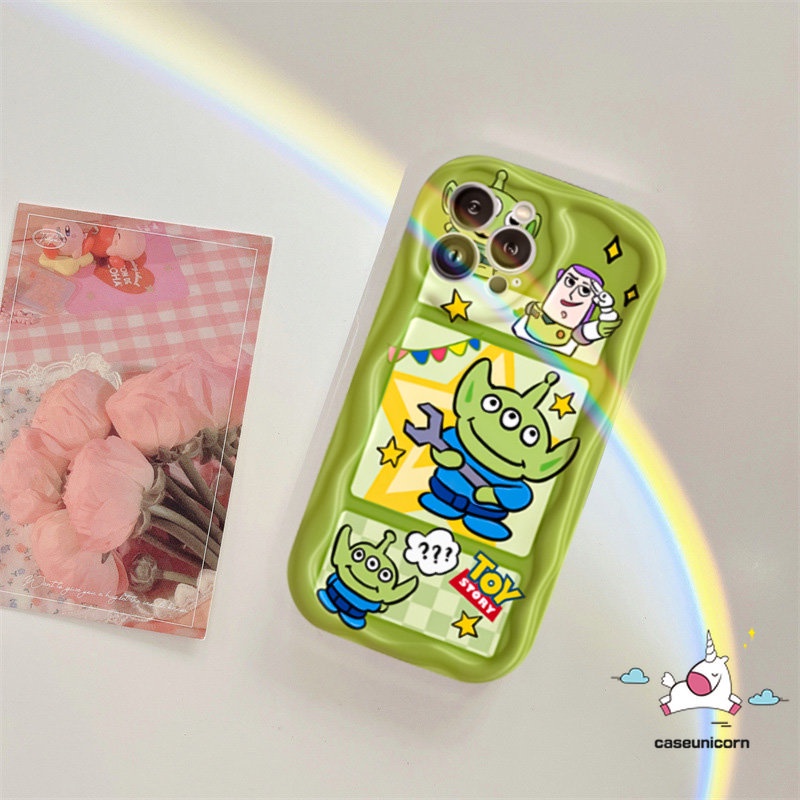 Case Manyo Beruang Strawberry Lucu Untuk Infinix Hot 30i 8 9 10Lite Note12 G96 Smart 6Plus 6 7 5 Hot 10 12 11 30 20 8 9 Main Kartun Toy Story Alien Tpu Lembut 3D Wavy Curved Edge Cover