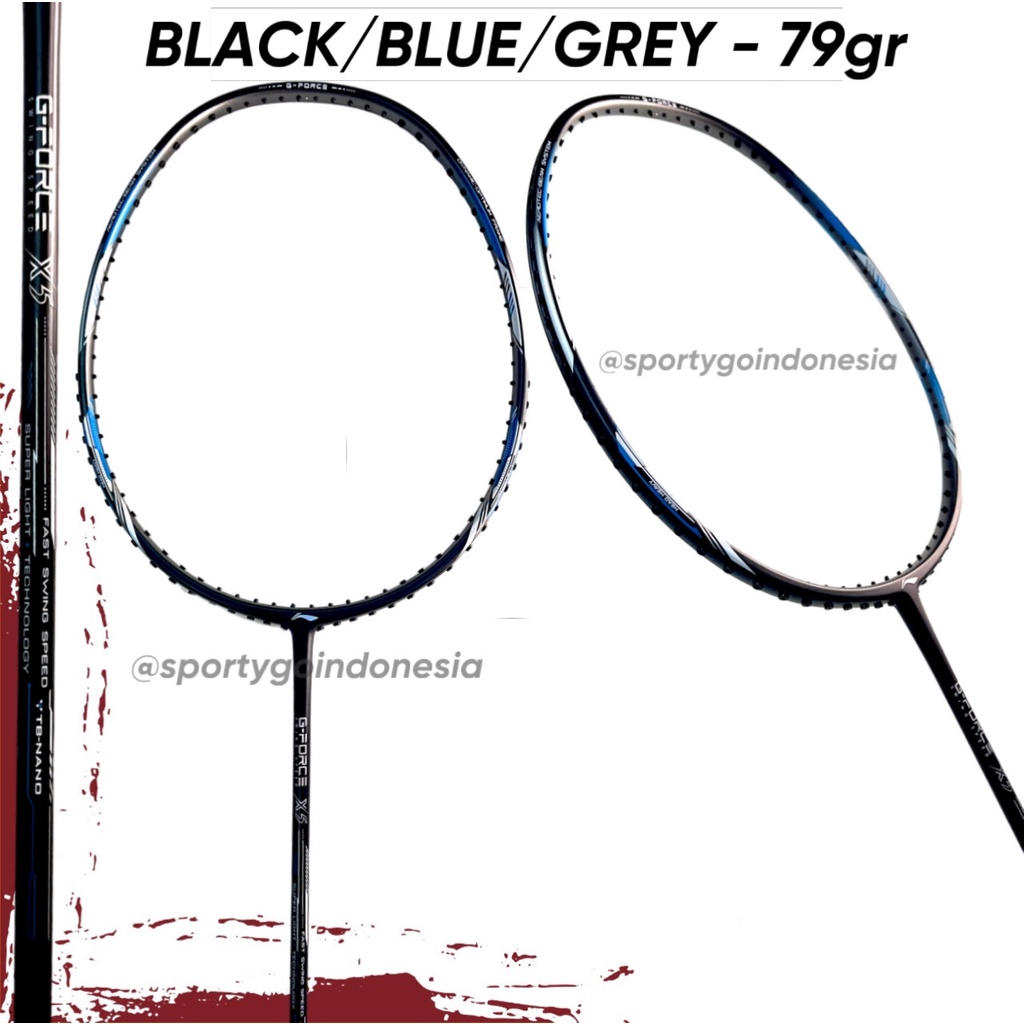 Raket Li Ning G-Force X-5 ORIGINAL / racket badminton g force X5