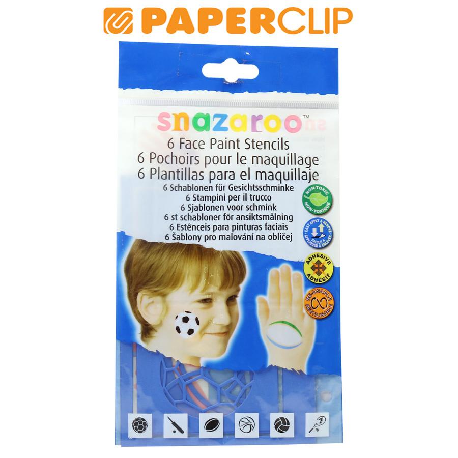 

FACE PAINTING SNAZAROO STENCIL 1198008SN BOYS