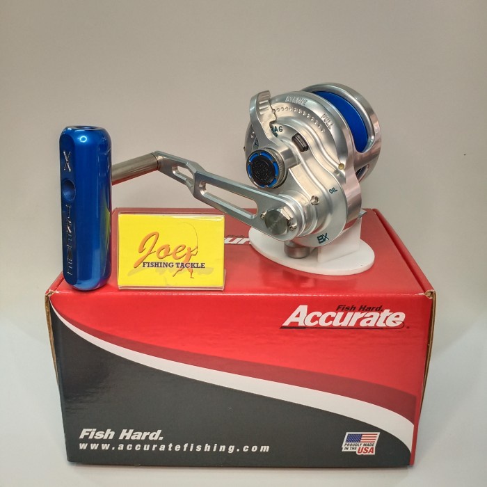 BERKUALITAS Accurate BX500N Boss Extreme Reel Overhead Jigging Alat Pancing OH