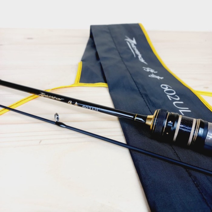 BERKUALITAS joran casting ultra light kingpecsh UL 602 carbon solid japan style - 180CM