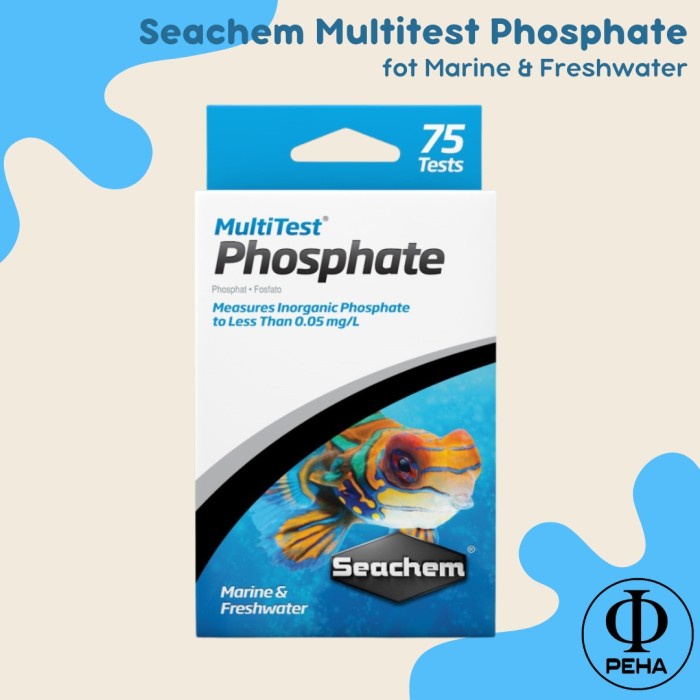 Seachem MultiTest Phosphate 75 test Marine Freshwater PO4 Test Kit