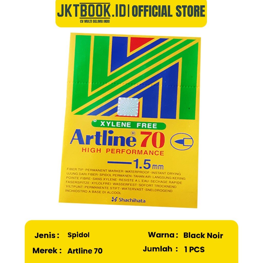 

Spidol Artline 70 Permanent