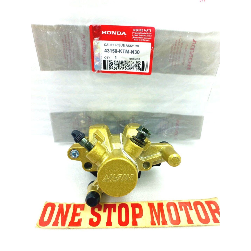 KEPALA BABI KALIPER BAWAH BELAKANG NISSIN SUPRA X 125 DD CS1 NISSIN