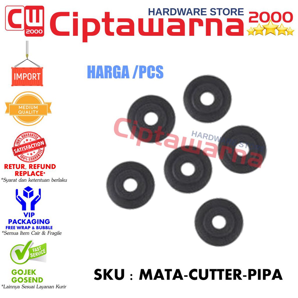 

Mata Pisau Cutter Pipa AC Tube Cuter Blade - Cw2106