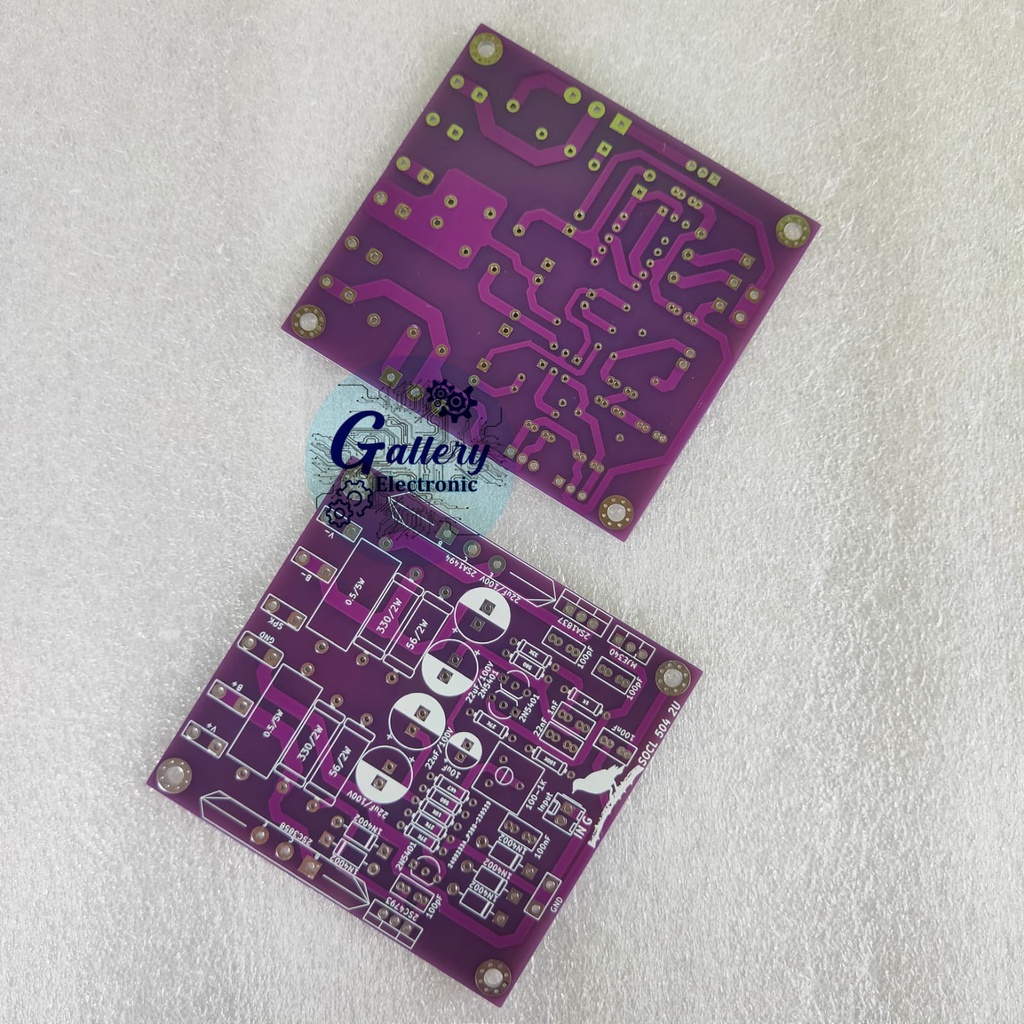 Pcb SOCL 504 TEF 2U Doubel Layer FR4 Fiber