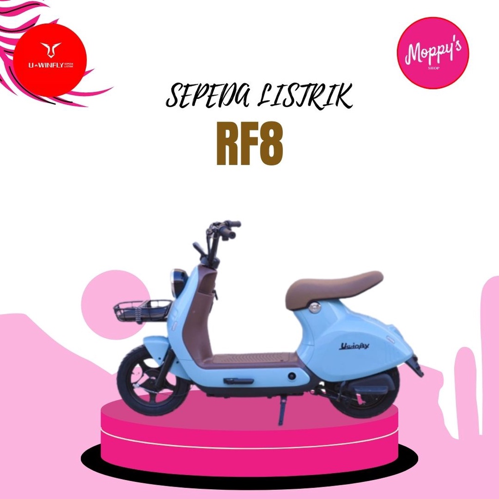SEPEDA LISTRIK MOTOR LISTRIK RF 8 RF8 REDFISH 8 REDFISH8 UWINFLY