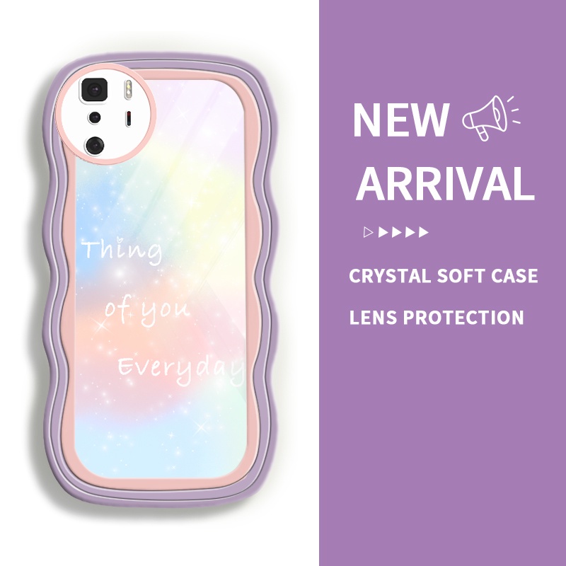 JVIRAG Case Hp For Redmi X3 GT 12C A1 A2 Note 7 Note 7 Pro 7S Casing Awan Malam Berbintang Transpara