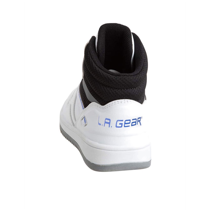 Payless LA Gear Childrens Hoops Basket Sneakers - White_10