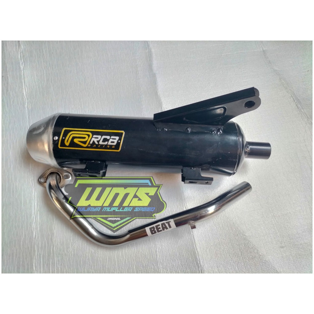 Knalpot beat RCB Copy Cms Scoopy Beat Vario 110 Genio + end Muffler suara ngebas adem no mber BEST P