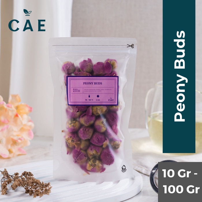 

Peony Buds Tea Teh Bunga Dried Red Tisane Flower Premium 10 - 100gr
