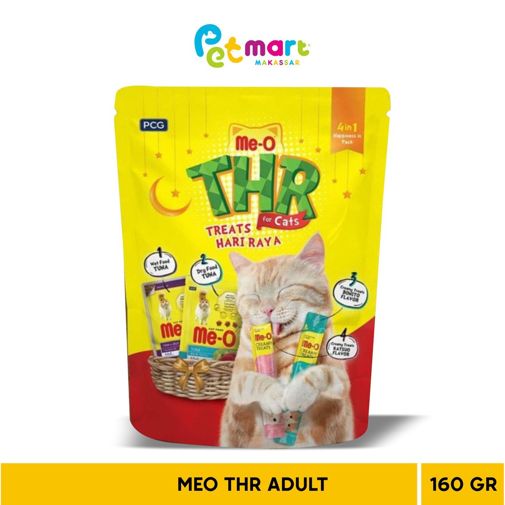Makanan Kucing Meo THR For Adult Cats 160 gr