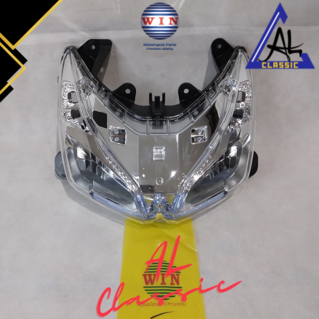 Lampu Depan Vario 110 FI ESP 2012 2013 2014 + LED | reflektor head lamp WIN | headlight senja motor 