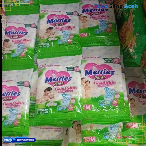 {S.A} MERRIES RENTENG ISI 6pcs / POPOK ukuran S, M, L & XL