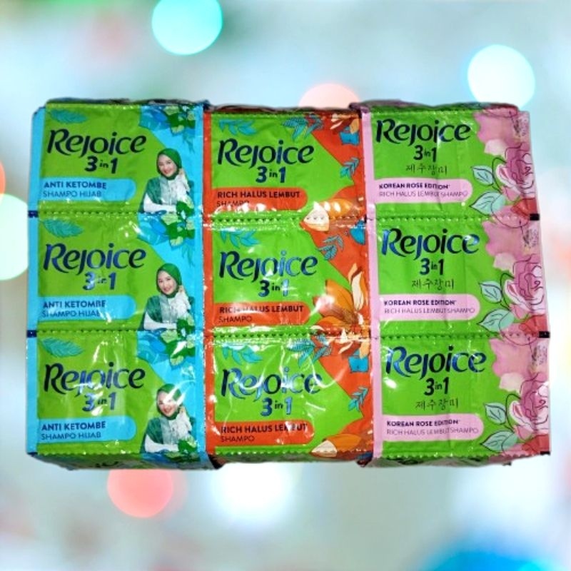 SHAMPO REJOICE 3 IN 1 RENCENG 12 SACHET