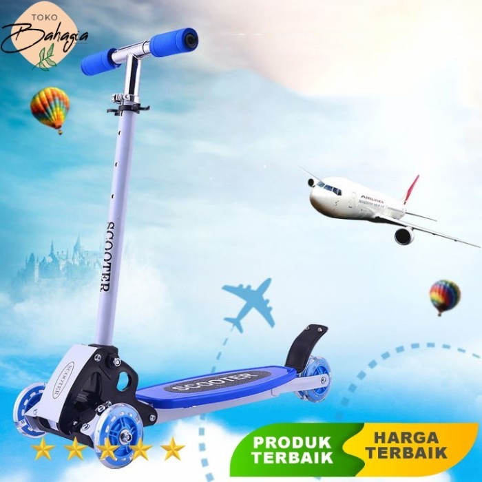 Maxi Otoped Skuter Anak 4 Roda