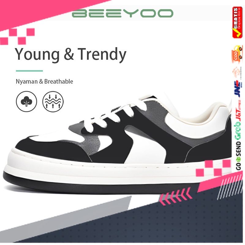 UKURAN SIZE 37 38 39 40 41 42 43 44 45 /Beeyoo Sepatu Kets Wanita Casual Sepatu Kets Fashion Wanita 