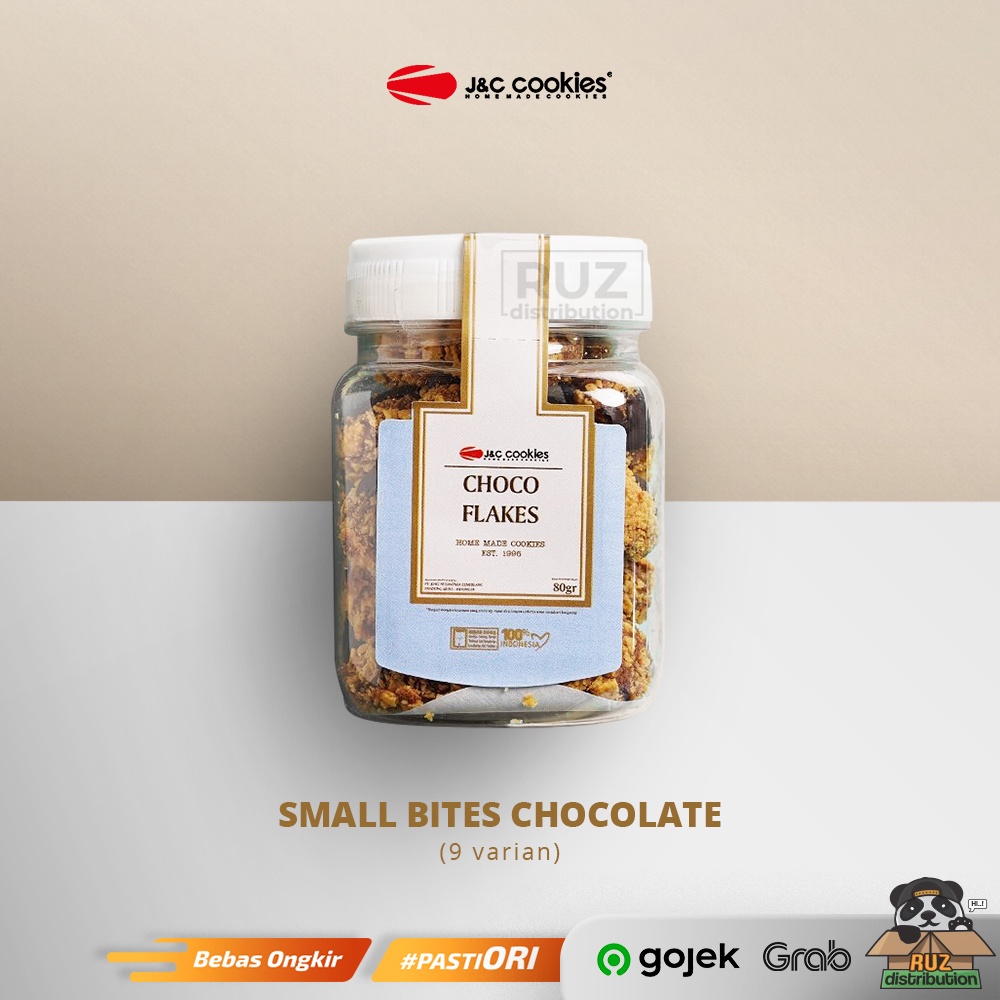 J&C Cookies Kue Kering JNC Cookies Small Bites Chocolate Series