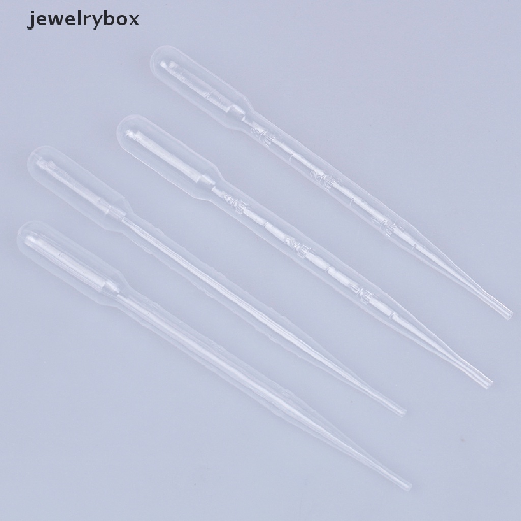 [jewelrybox] 4pcs Pipet Plastik 3ml Untuk Modelling dropper  Butik