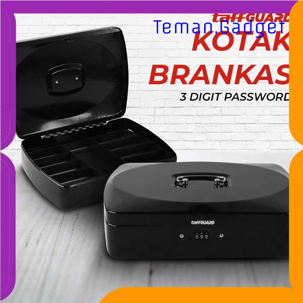 TG - KTK TaffGUARD Brankas Kotak Uang Perhiasan Cash Safebox 3 Digit Password - 146321Z