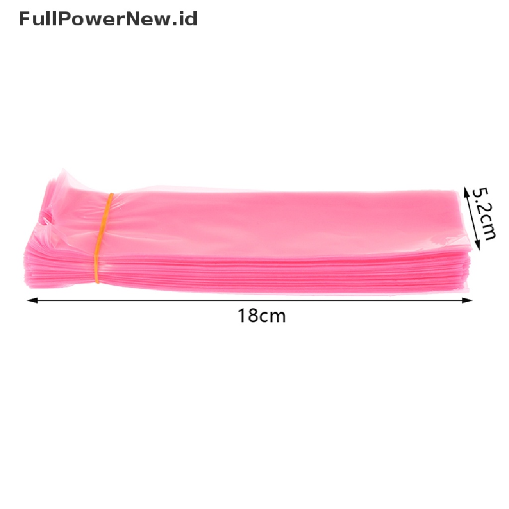 Power 200Pcs Klip Tato Merah Muda Sekali Pakai Cord Sleeves Bags Covers Untuk Mesin Tato ID