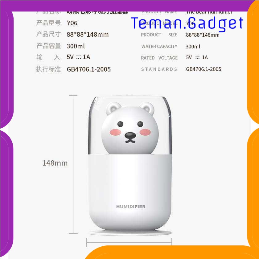 TG - ART Humidifier Pelembab Udara Aromatherapy 300ml - Y06