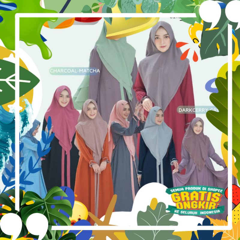JAZZY SYAR'I BY ELHIJAB_OFFICIAL.ID | GAMIS BUSUI ORIGINAL BRANDED BERKUALITAS | RUMAH GAMIS BRANDED