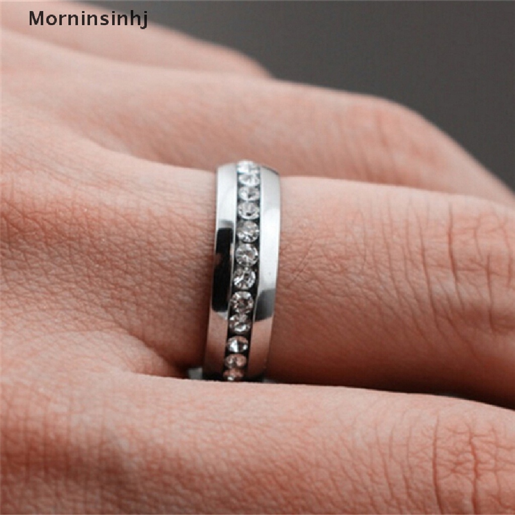 Mornin Cincin Berlian Imitasi Kualitas Tinggi Anti Karat Untuk Pria Dan Wanita Fashion Couple Ring id