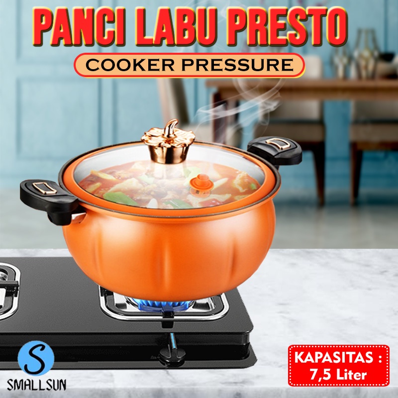 (SS) COD Panci Presto Viral Labu Besar Kapasitas 7.5 Liter