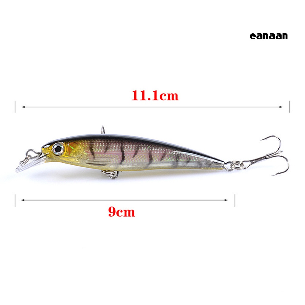 Cnn-9cm/7.3g Umpan Pancing Tajam Kait 3D Simulasi Fisheyes Reflektif Angling Lure Ikan Kecil Yang Tenggelam Umpan Buatan Luar Ruangan Memancing