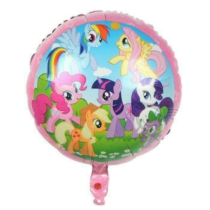 Balon Bulat Little Pony / Balon Little Pony