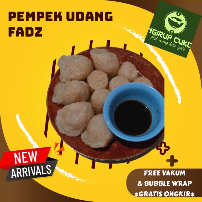 

Pempek Frozen Udang Palembang Fadz -paket isi 10