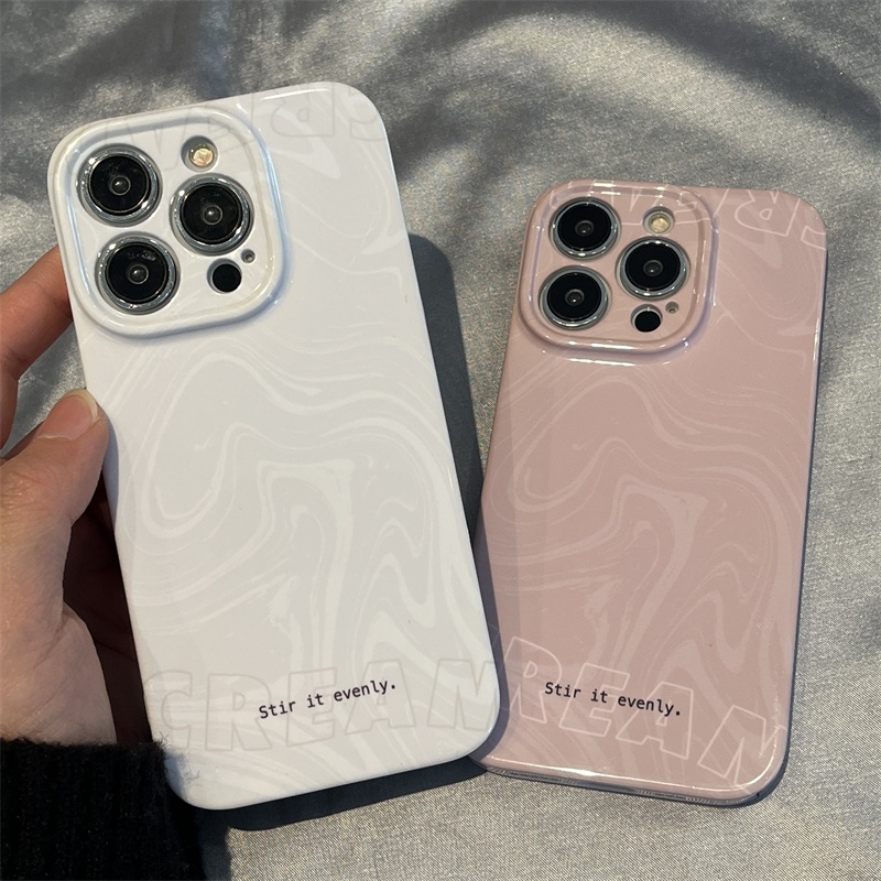 IPHONE Casing Ponsel Seni Film Mewah Untuk Iphone14Plus13 12 11 Pro max XS max XR X Shockproof Acrylic Phone Cover Casing