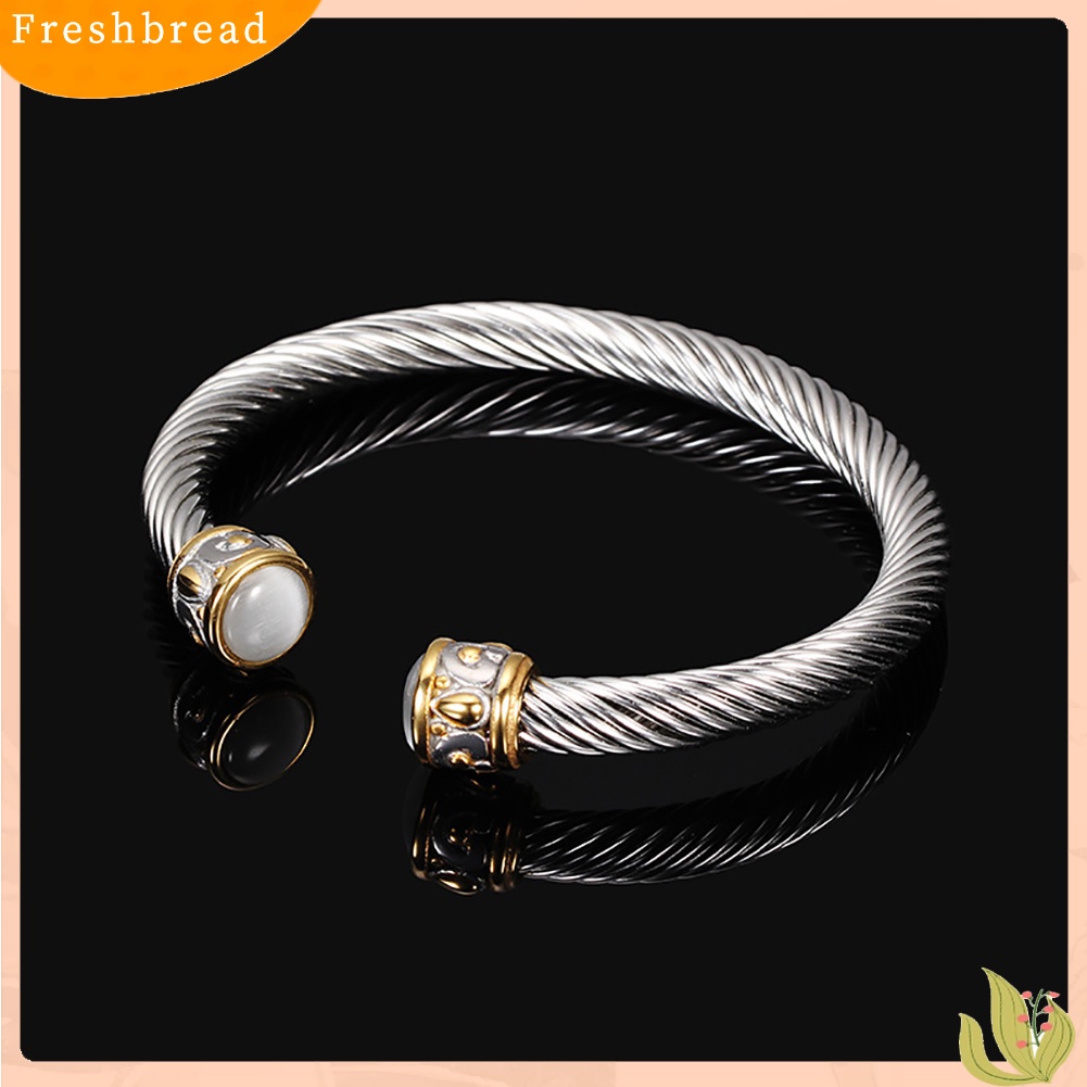 &lt; Freshbread &gt; Wanita Vintage Semi Berlian Imitasi Alloy Gelang Tangan Rantai Gelang Bangle Perhiasan Hadiah