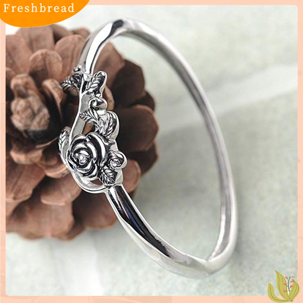 &lt; Freshbread &gt; Cincin Kawin Desain Mawar Cincin Kawin Halus Klasik Elegan Untuk Pernikahan